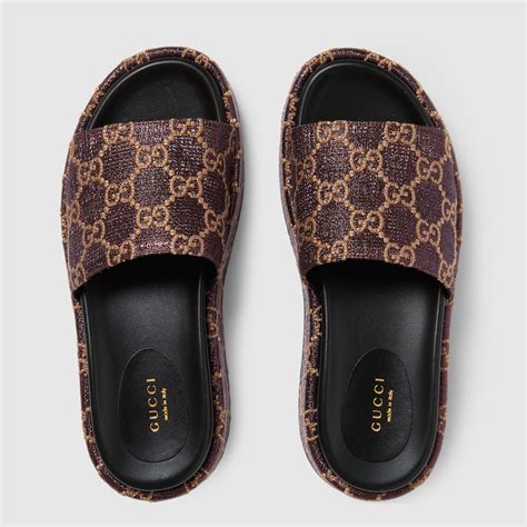 yg gucci slides|Gucci women's slides clearance sale.